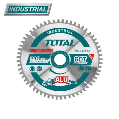 Диск пильный 210x30 мм 60 зубьев TOTAL TAC233523