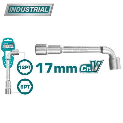 Ключ торцевой угловой 17 мм TOTAL THWL1706