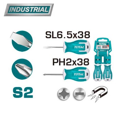 Набор отверток TOTAL THTS20206 (2 шт)