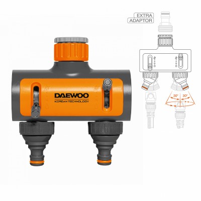 Разделитель потоков 2-х канальный G 3/4 " и 1" DAEWOO DWC 1225