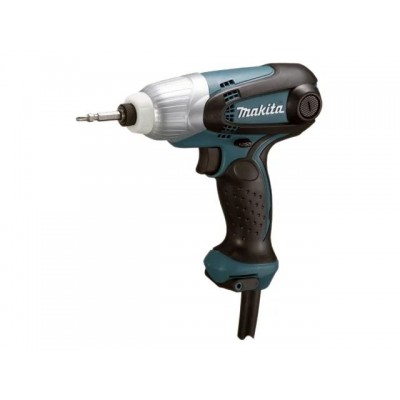 Шуруповерт ударный MAKITA TD 0100 в кор. (230 Вт, патрон внутр. шестигр. 1/4", 100 Нм,)