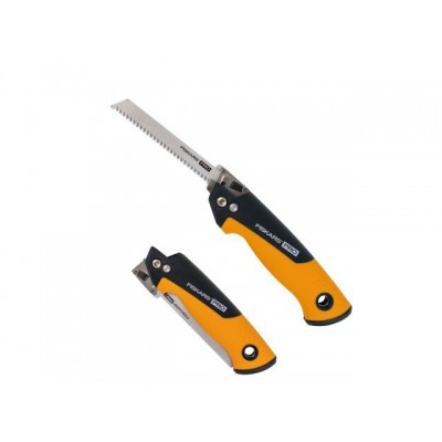 Пила универсальная складная PowerTooth 150мм 2 лезвия FISKARS