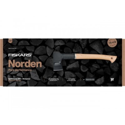 Топор-колун Norden N12 FISKARS+точилка (комплект)